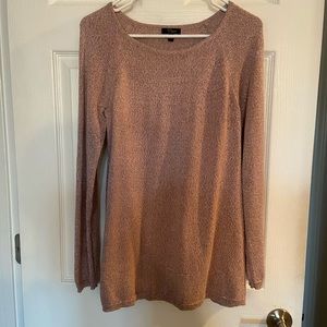 Pink and gold sweater tunic